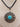 Turquoise Circular Pendant Necklace