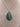 Teal Teardrop Pendant Necklace