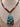 Bronzite Turquoise Beaded Pendant Necklace