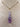 Macrame Raw Amethyst Crystal Necklace